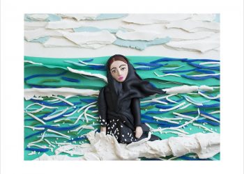 Imaginary CD cover for Sahar. Caspian Sea, Mahmoudabad, Iran, 2011 by Newsha Tavakolian