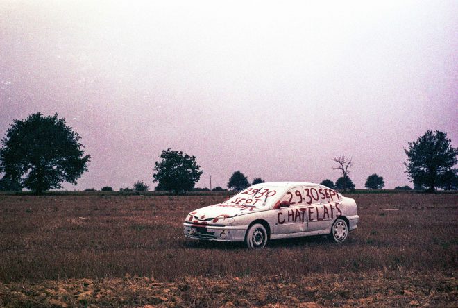 White trash car & purple mood