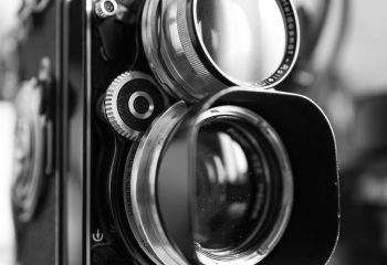 Rolleiflex through my Leica Q-P.