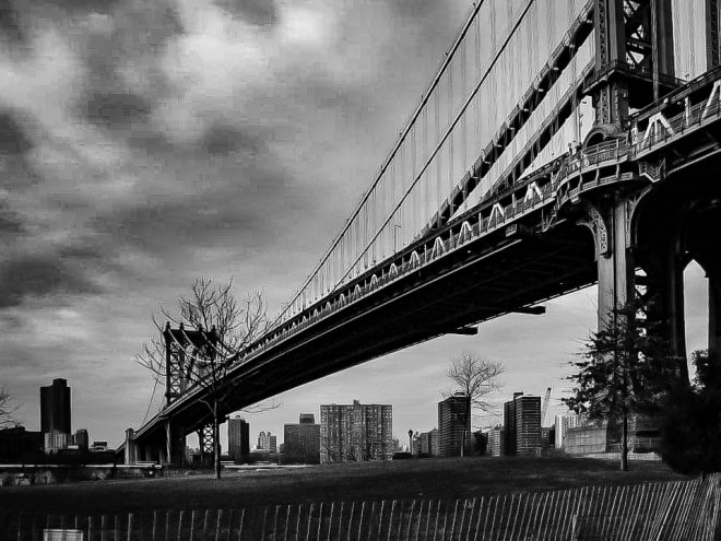 Manhattan Bridge over Hudson