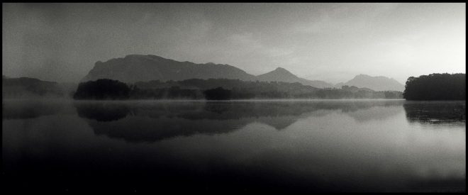 Lever du jour sur le lac de St. Hélène