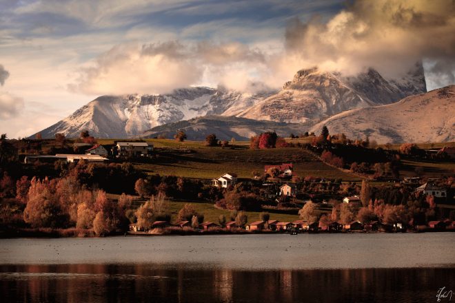 Lake of Pelleautier -Hautes Alpes-France