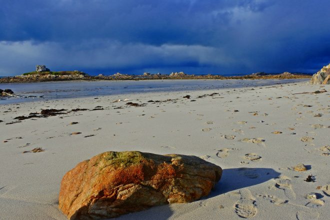 A la mer, en hiver.