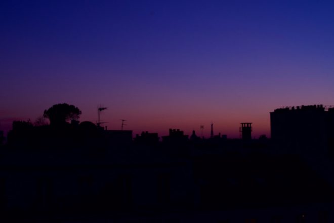 La vue du balcon