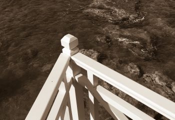 Fence on the sea