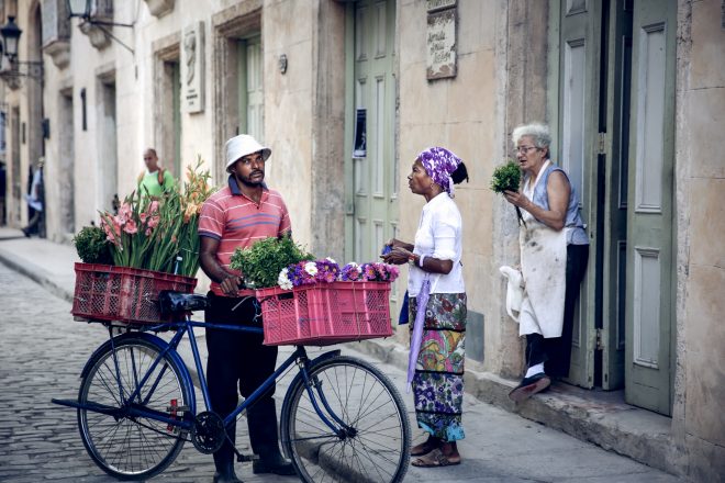 Vendeur de Fleurs